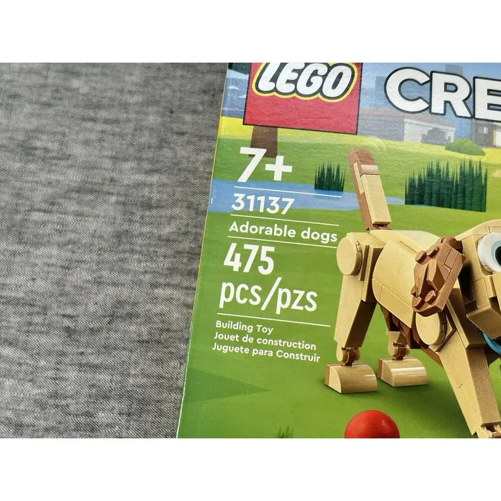 LEGO CREATOR Adorable Dogs 31137 Building Toy 475 Pieces 3-in-1 Puppies NIB